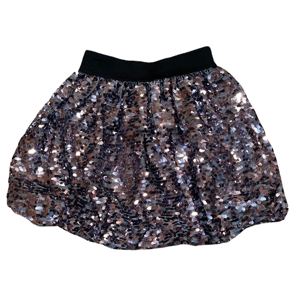 The Children's Place Sequin Skirt - Black and Silver
